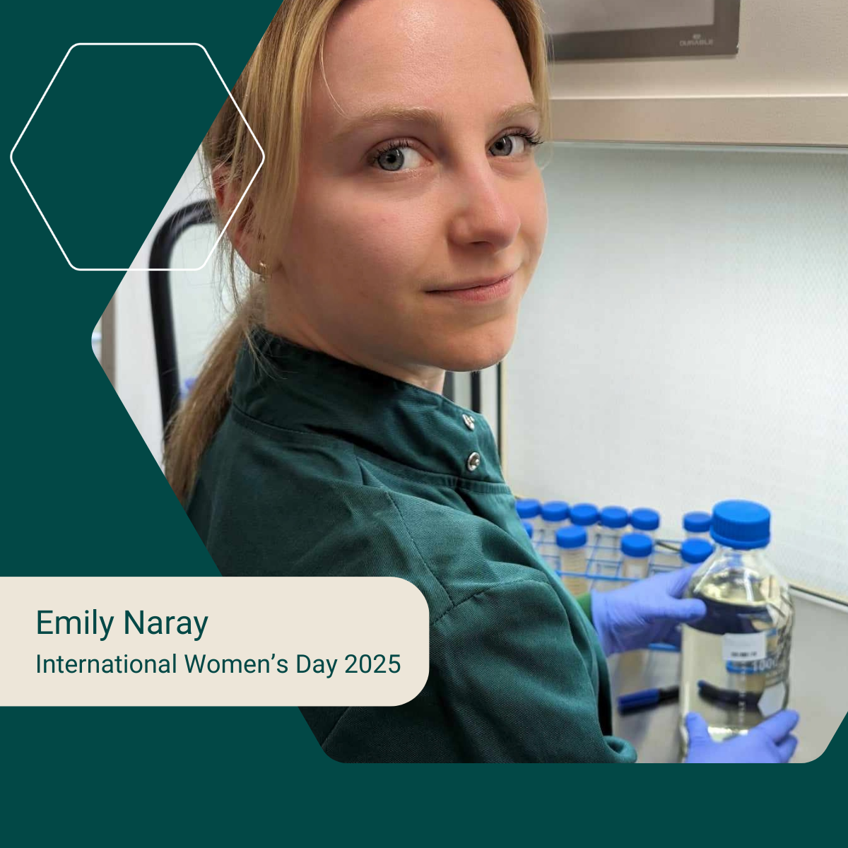 Emily sharing why she got into STEM